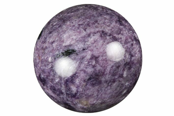 Polished Purple Charoite Sphere - Siberia, Russia #192763
